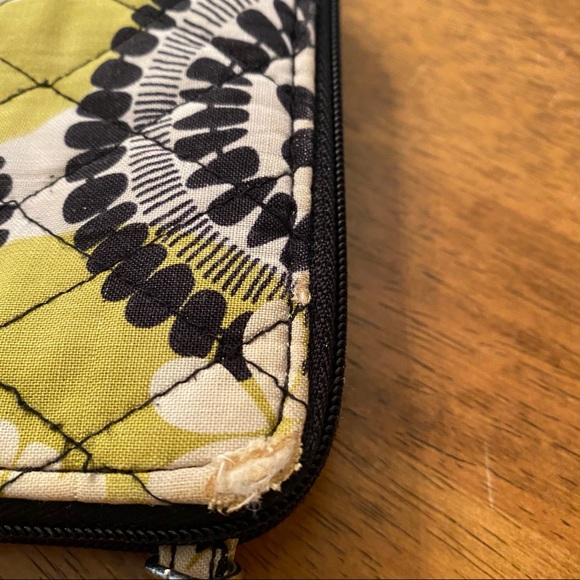 Vera Bradley Cocoa moss double zipper wallet - Picture 8 of 16